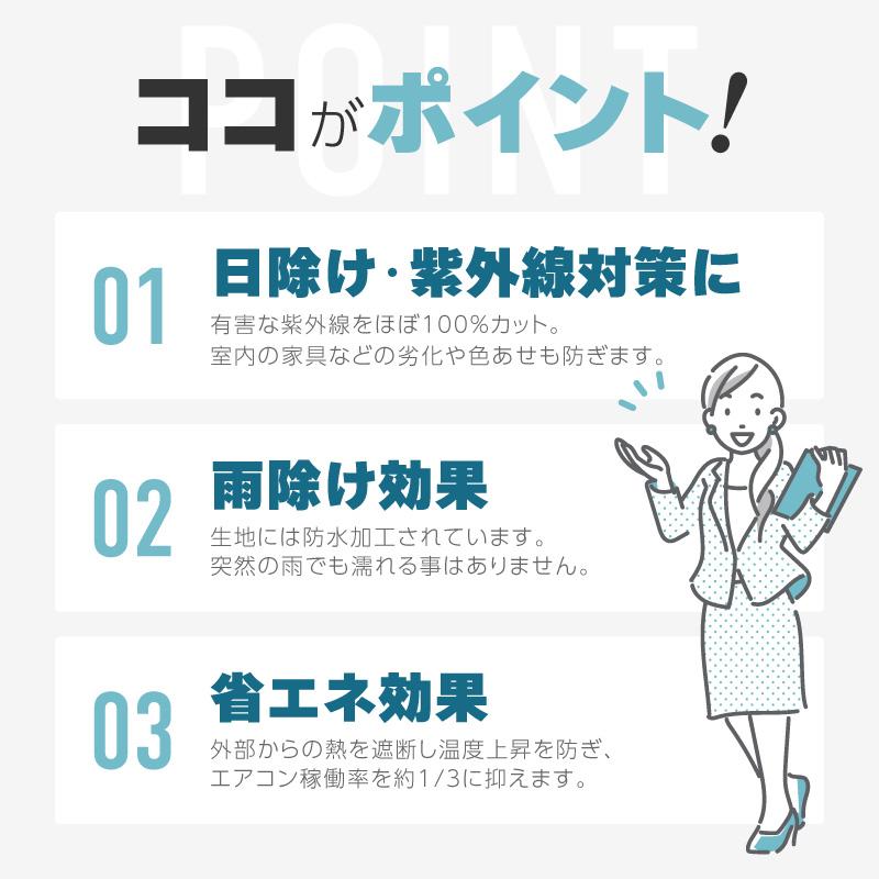 オーニングテント 3M 張出 2m 巻き取り式 防水 格納式 手動 黒フレーム ブラック 黒 折りたたみ 折り畳み